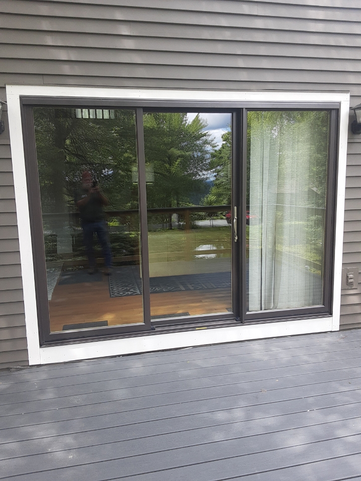 deck with french doors